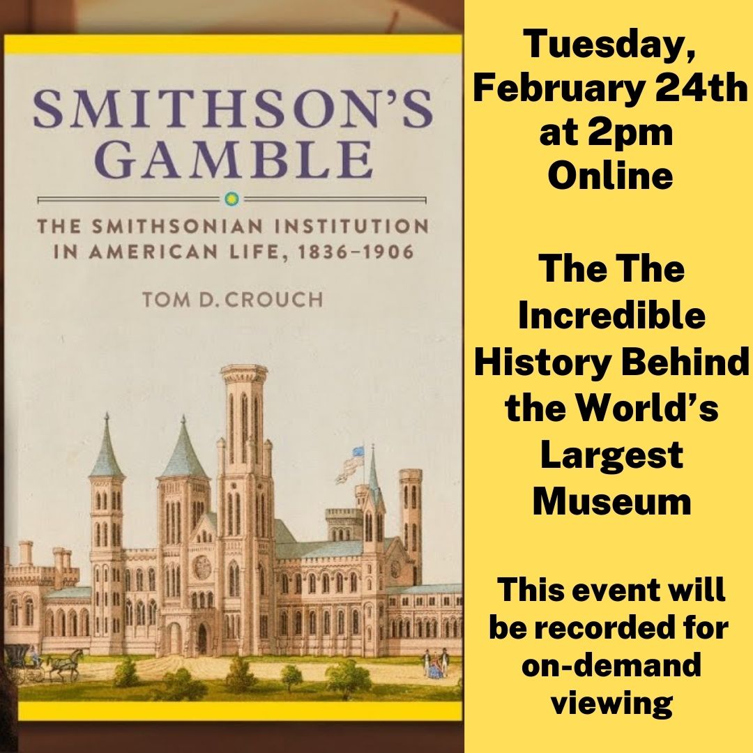 Online Tuesday, February 24th at 2pm. The Incredible History Behind the World's Largest Museum.