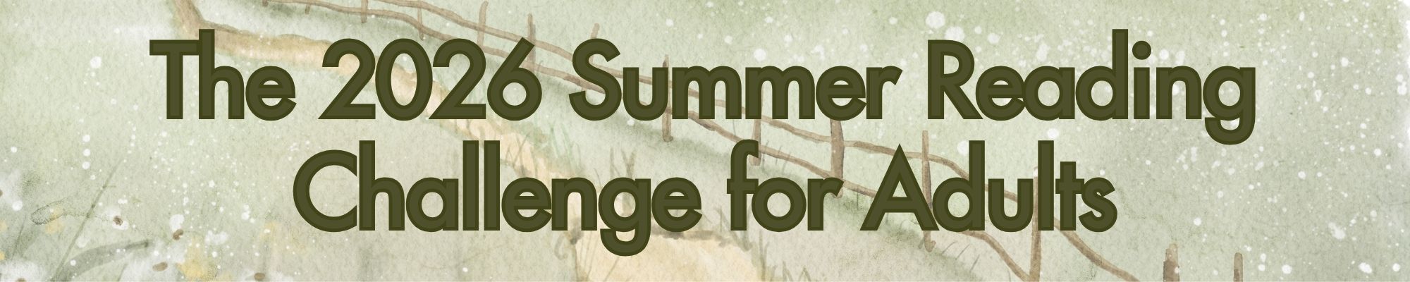 The 2026 Summer Reading Challenge for Adults