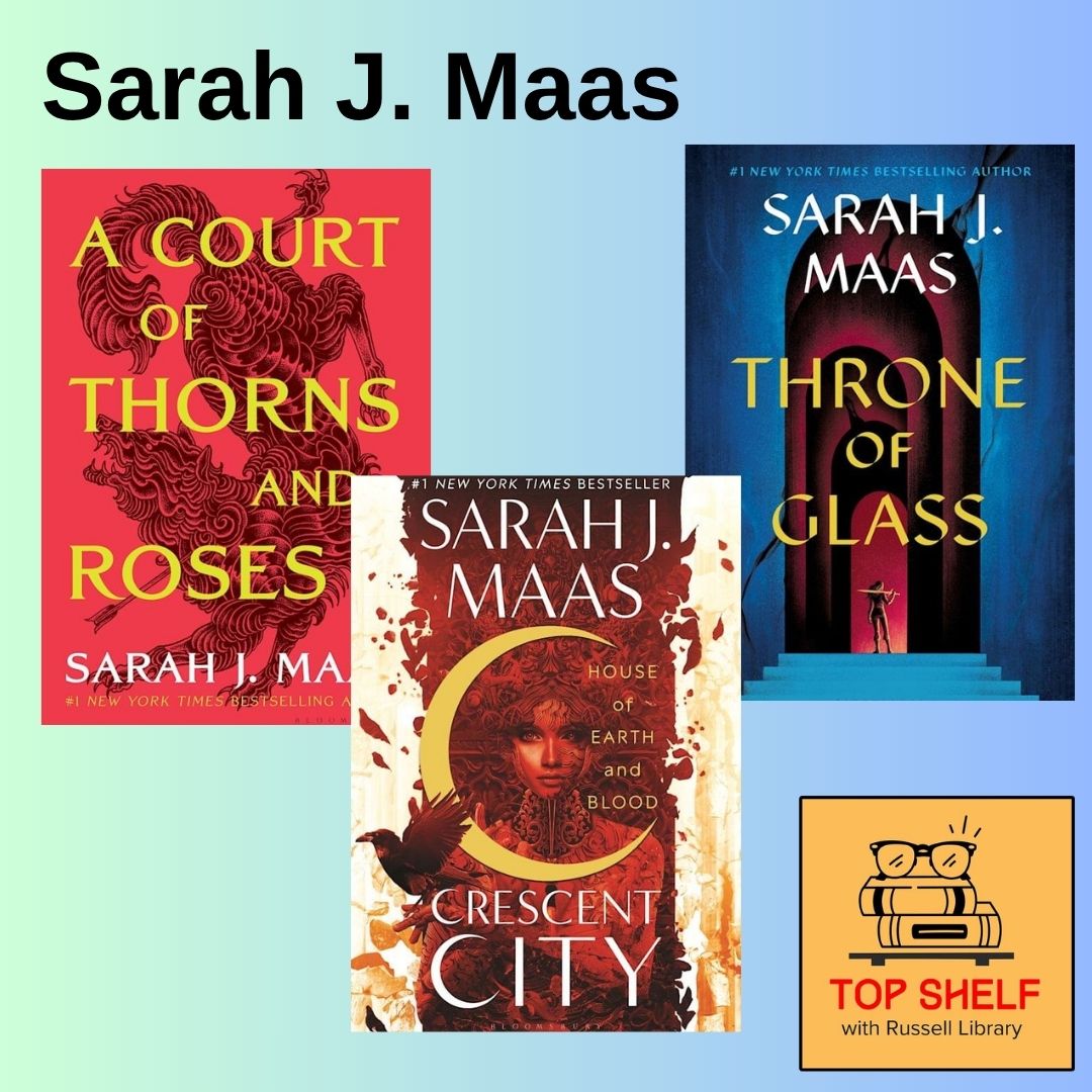 Podcast Sarah Maas Sarah J. Maas from Top Shelf with Russell Library